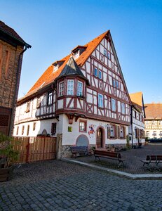 Germany historic center truss photo