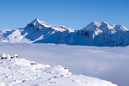 Lace step snow alps