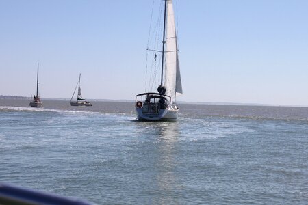 Boat estuary gironde photo