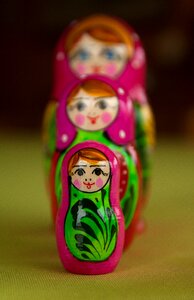 Matryoshka dolls russian dolls photo