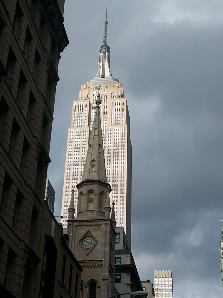 New york buildings sky
