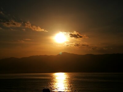 Sunset emotion reggio calabria photo