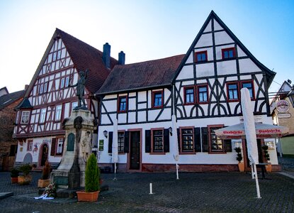 Germany historic center truss photo