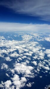 Blue sky blue landscape