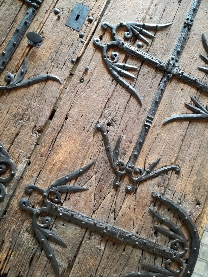 Old old door aldaba