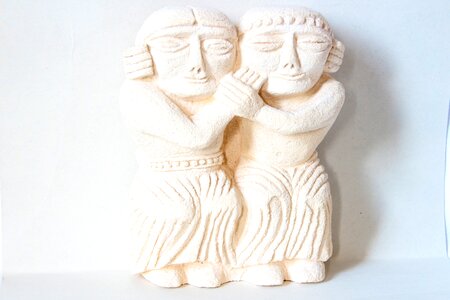 White figurine decoration