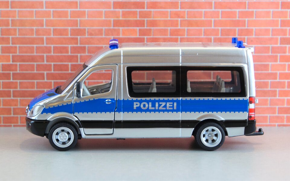 Police team bus bus