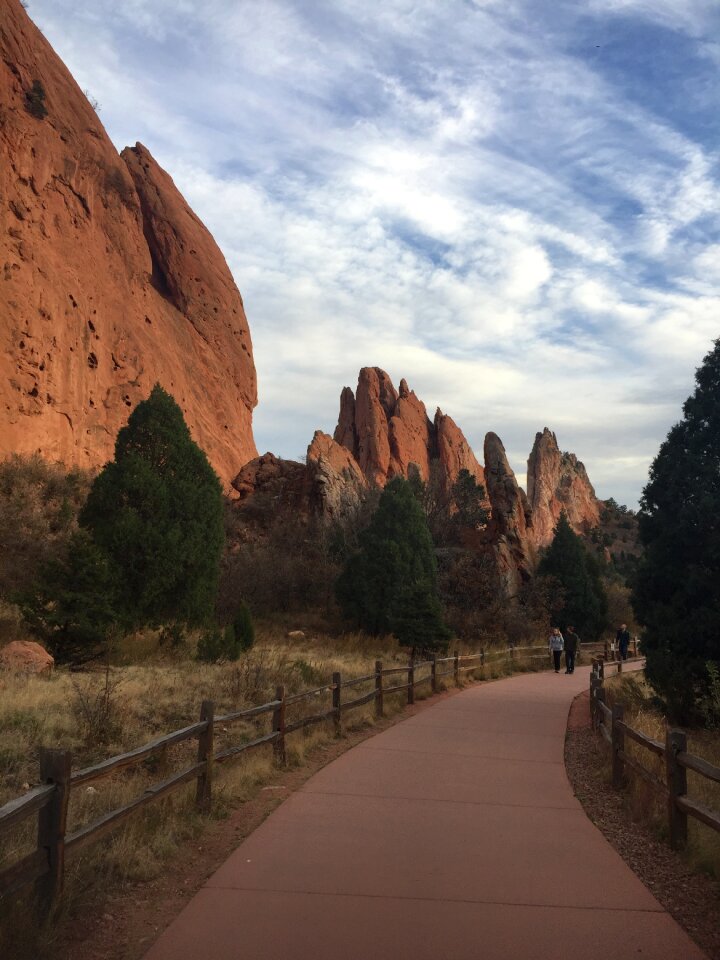 Scenic stone cliff