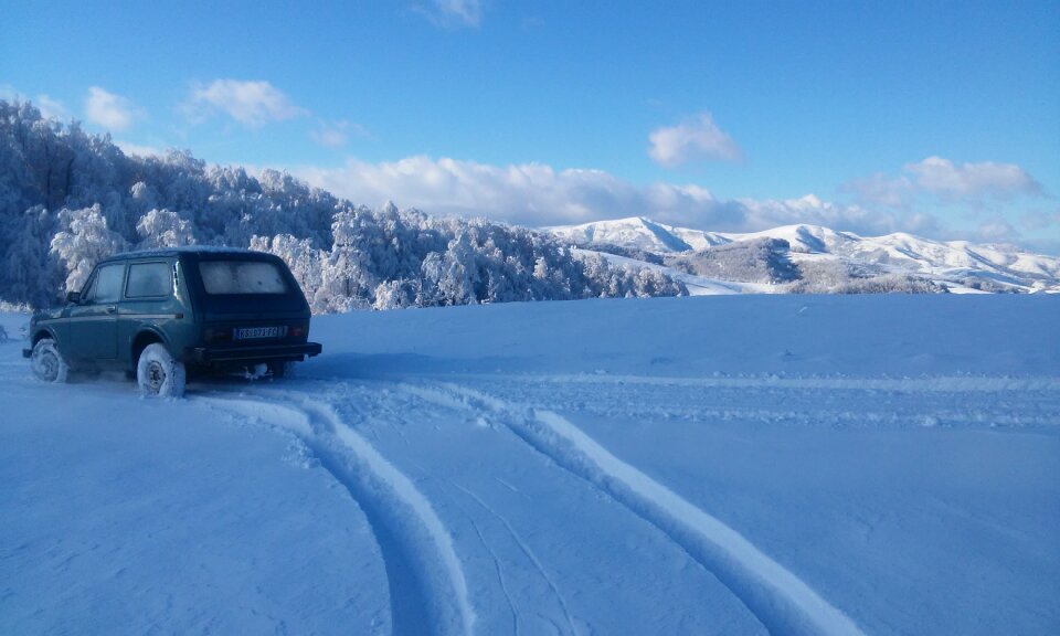 Car landscape nature