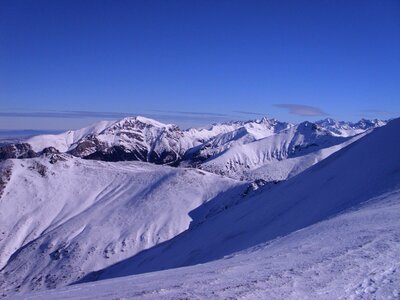 Tatry top view landscape photo