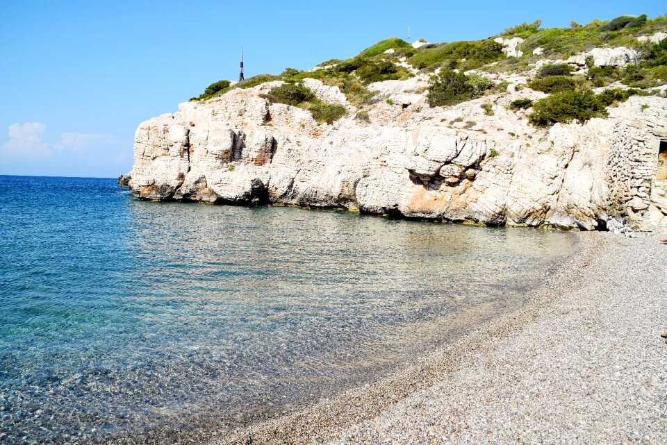 Rhodes beach nature photo