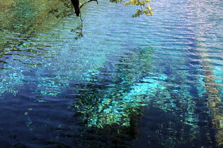 Wave crystal clear wood photo