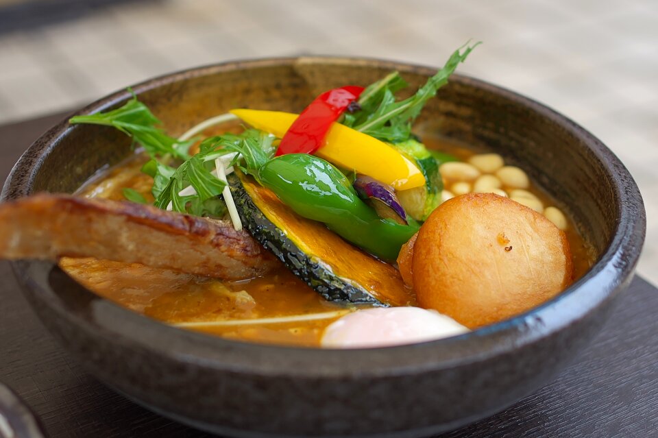Soup curry vegetables curry samurai