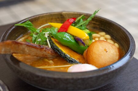 Soup curry vegetables curry samurai photo