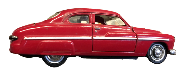 Antique cut-out vehicle