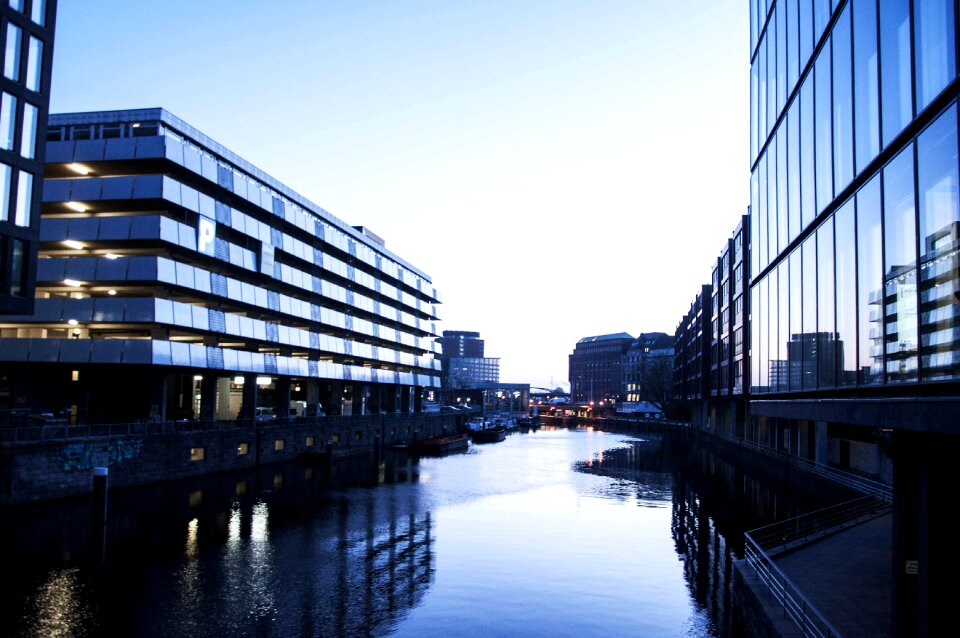 Evening germany hamburg