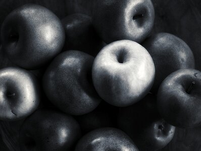 Gray apple gray fruits photo