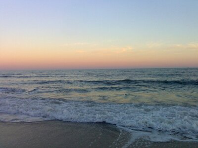 Morning ocean landscape photo