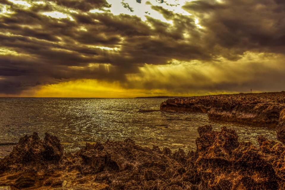 Clouds sunlight sunbeam
