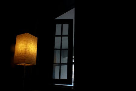 Cafe window lamp