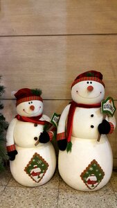 Doll winter christmas decorations