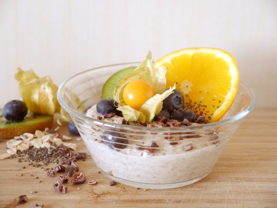 Vegan oatmeal chia