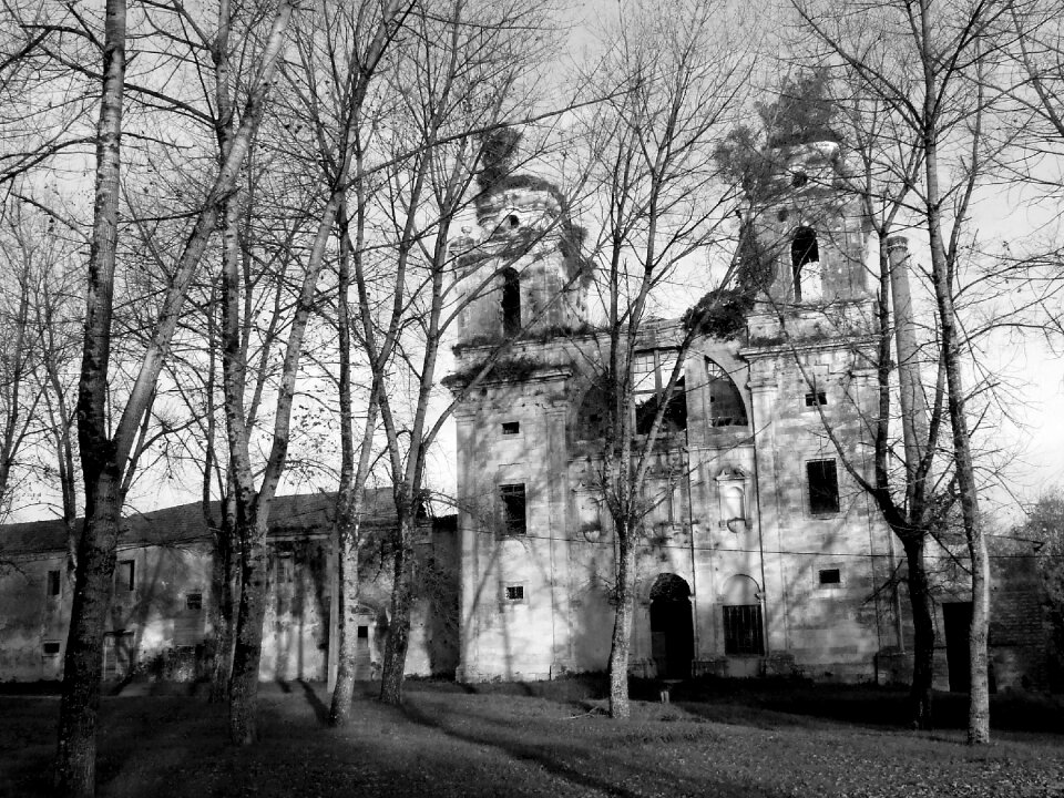 Monastery abandoned monument