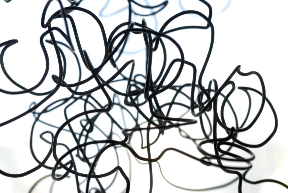 Flurry loop black white