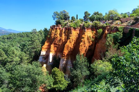 France roussillon ocher rocks