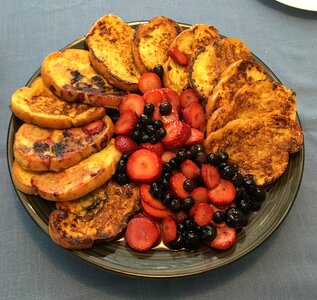 Plate caramelized morning