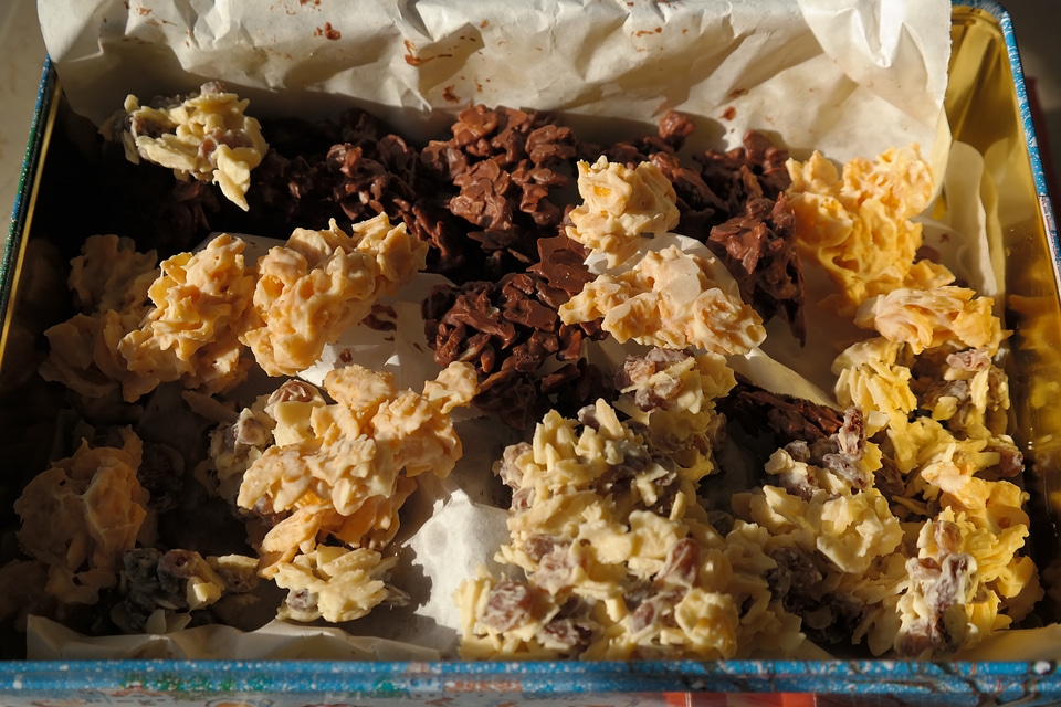 Chocolate cornflakes cornflakes cornflake cookies photo