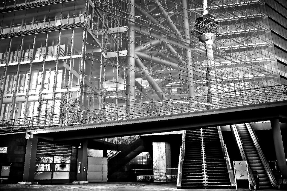 Modern facade building