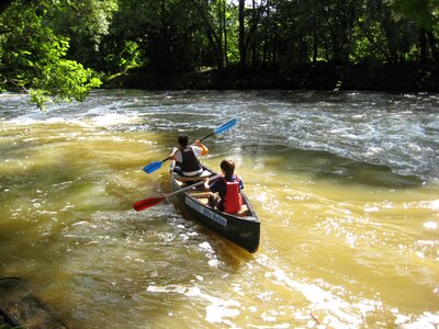 Water canoeing river photo