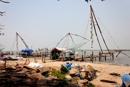South india fishing net fishing photo