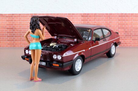 Model diorama auto photo