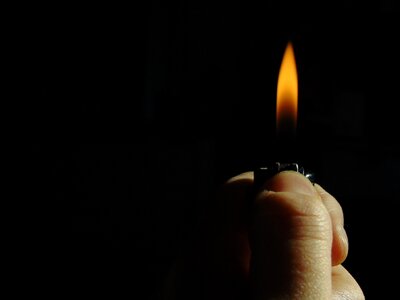 Flame wick heat