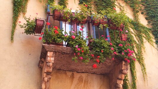 Colorful italy lake garda