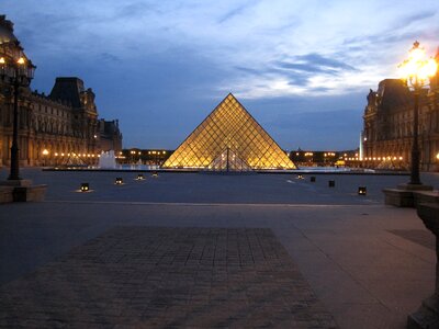 France pyramid landmark photo