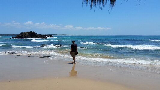 Surfing people beach