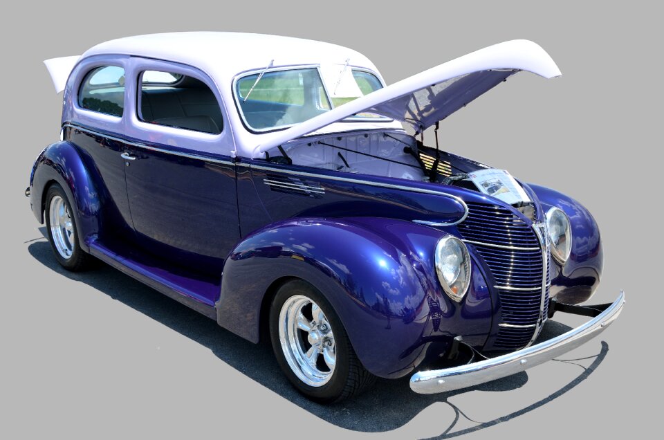 Retro design car show