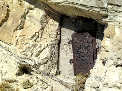 Door mine desert photo