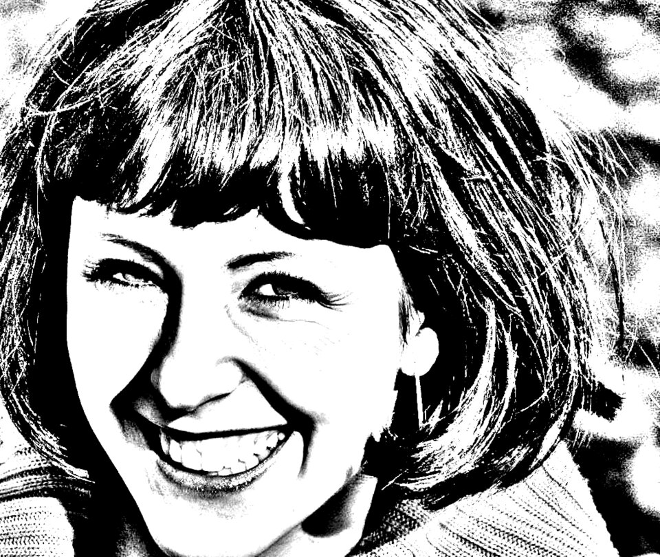 Face monochrome beautiful