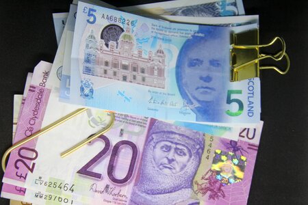 British five pound note wealth