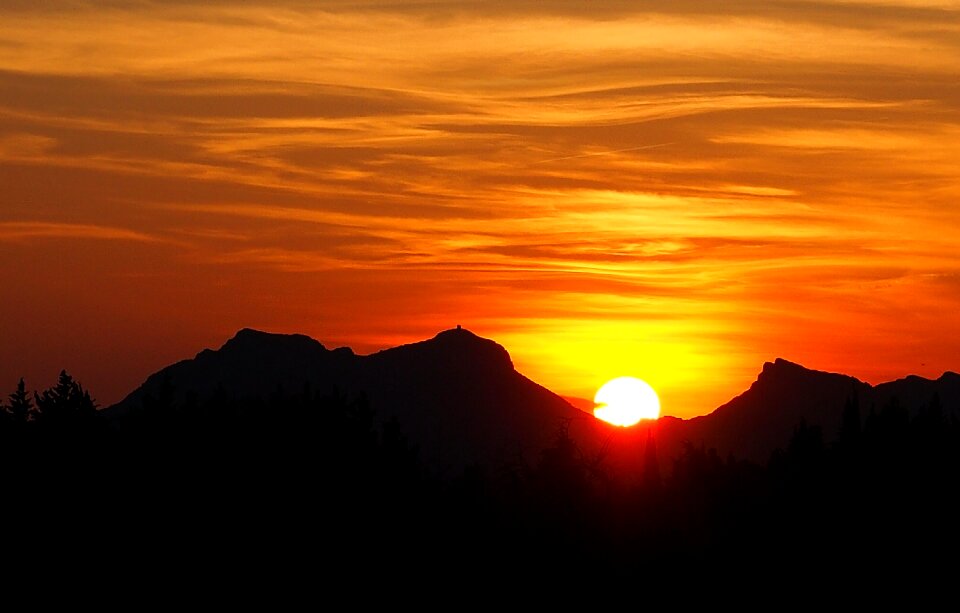 Provence landscape sun