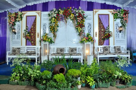 Garden interior central java photo