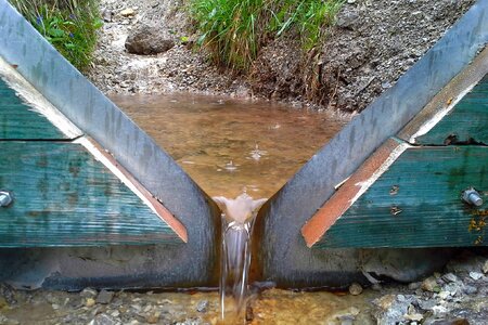 Water spillway drops