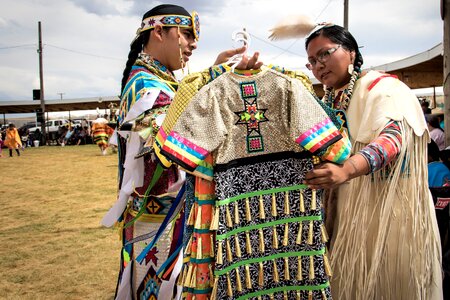 American native dress wyoming photo