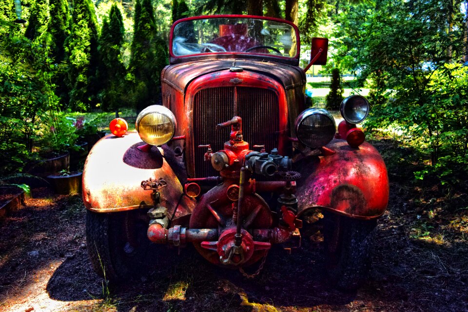 Firetruck old truck