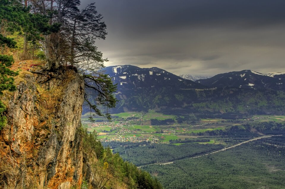 Austria clouds panorama