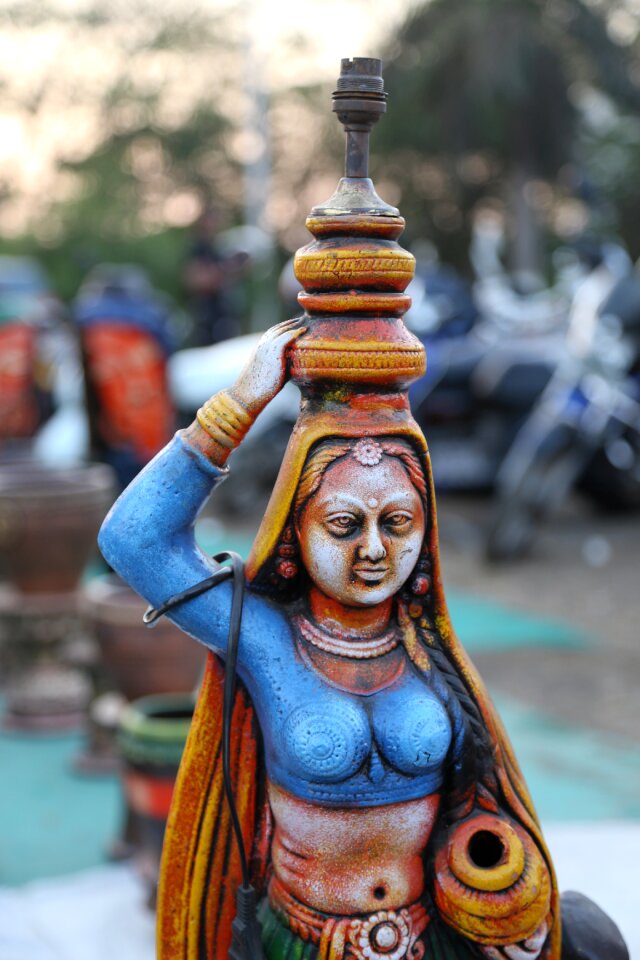 Woman decorative home decor